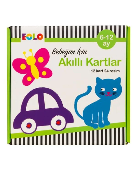 6 ve 12 Ay Bebeğim İçin Akıllı Kartlar Eolo Yayıncılık ürün görseli 1