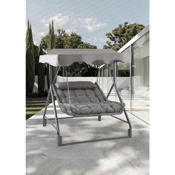 Capri Swing Capri Bed Rattan Bahçe Salıncağı | Balkon Salıncağı ürün görseli 1