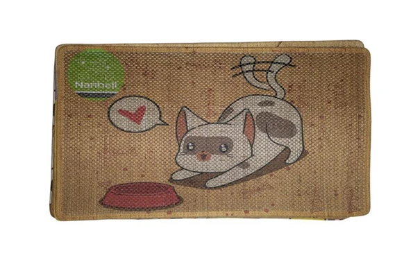Nanbell Jüt Halı Kedi Tırmalama 70X43 cm Desenli No:5 ürün görseli 1
