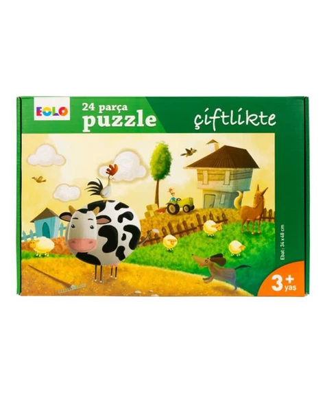 Eolo 24 Parça Yer Puzzle Çiftlikte ürün görseli 1