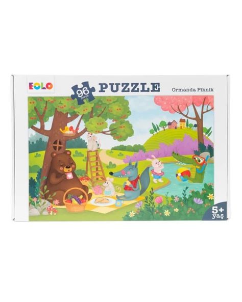 Eolo 96 Parça Puzzle Ormanda Piknik ürün görseli 1