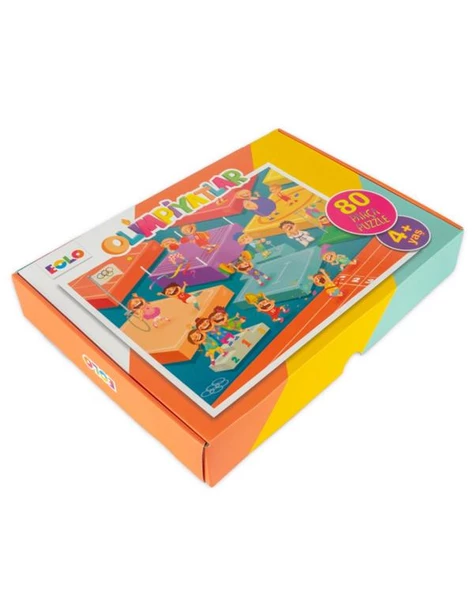 80 Parça Yer Puzzle Olimpiyatlar - Resim 3