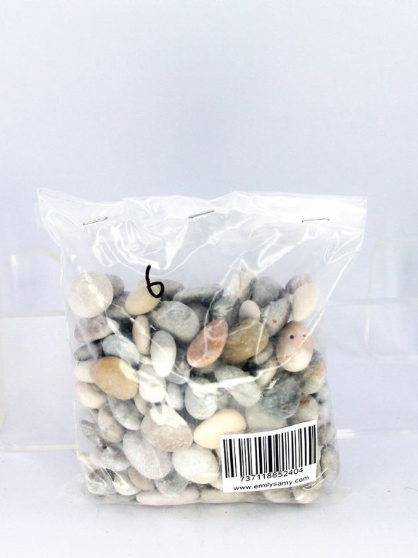 Çakıl Taşı Orta Boy 100 gr Hobi Hammadde - Resim 2