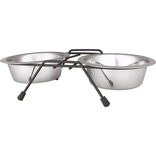 DDWF2BCP 3qt Ayaklı İkili Metal Mama Kabı ø25 Cm  2.84 L ürün görseli 1
