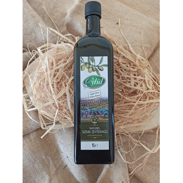 Erken Hasat Naturel Sızma Zeytinyağı (Soğuk Sıkım) - 1lt-0.5 Asit YENİ HASAT ürün görseli 1