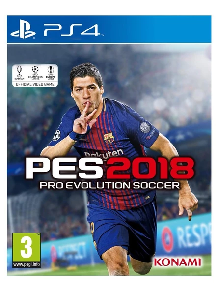Pes 2018 Ps4 Oyun ürün görseli 1