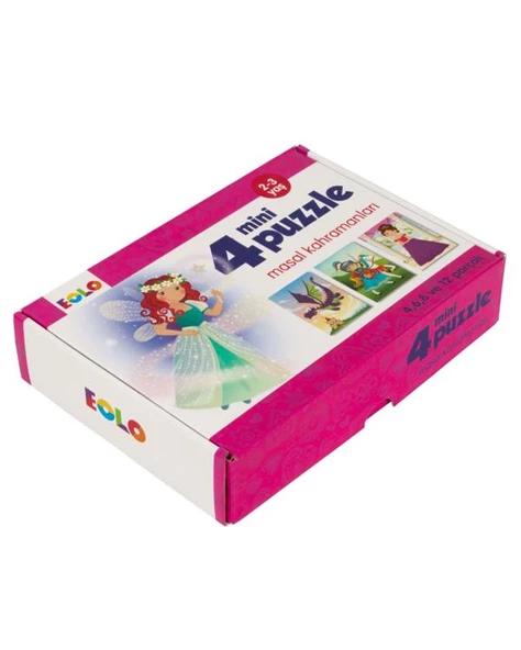 Eolo Masal Kahramanları 4 Mini Puzzle ürün görseli 1