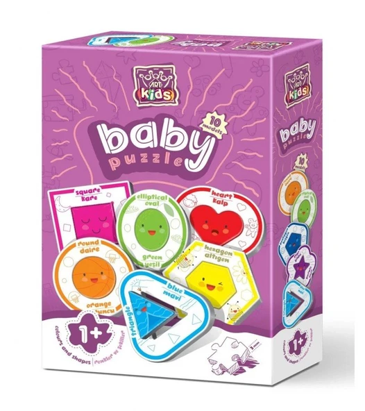 Bebek Eğitici Renkler ve Şekiller Puzzle ürün görseli 1