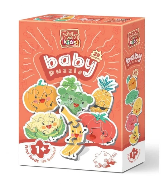Bebek Eğitici İlk Besinler Puzzle ürün görseli 1