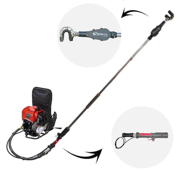 Stella Plus SP-900 Benzinli Zeytin Hasat Makinesi + Tırpan 3.1 Hp ürün görseli 1