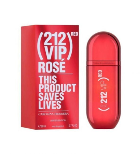 Carolina Herrera 212 VIP Rose Red EDP 80 ml Kadın Parfüm ürün görseli 1