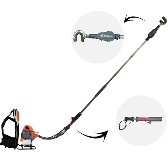 Stella Plus SP-900 Benzin Motorlu Zeytin Hasat Makinesi 3.1 Hp ürün görseli 1