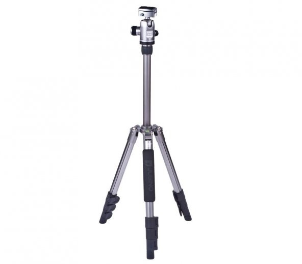 JUSINO X-423S Tripod + BS-08Q Tripod Kafası Silver (Gümüş) ürün görseli 1