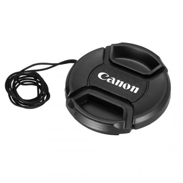 Canon İçin Snap On Lens Objektif Kapağı Bağcıklı 49 MM ürün görseli 1