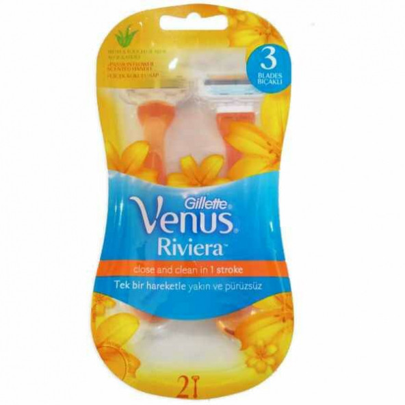 Gillette Venus Tıraş Bıçağı Riviera 2'li ürün görseli 1