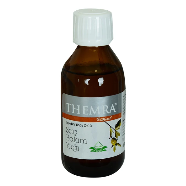 Themra Bitkisel Jojoba Yağı Özlü Kuru ve Cansız Saçlara Bakım Yağı 100 cc ürün görseli 1