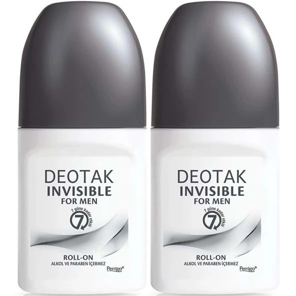 Deotak Roll-On 35ML Invısıble (Formen/Erkek) (2 Li Set) ürün görseli 1