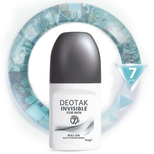 Deotak Roll-On 35ML Invısıble (Formen/Erkek) (3 Lü Set) - Resim 3