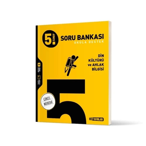 HIZ 5.SINIF DİN KÜLTÜRÜ AHLAK BİLGİSİ SORU BANKASI OKULA DESTEK ürün görseli 1