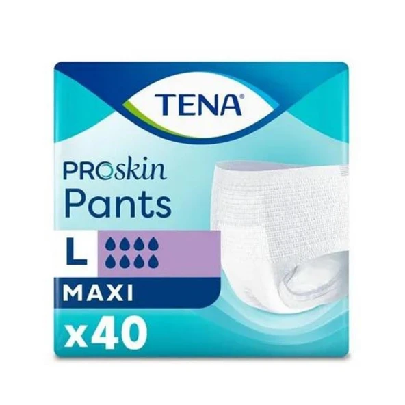 Tena Proskin Pants Maxi Emici Külot Büyük Boy L 10'lu 4 Adet Hasta Bezi ürün görseli 1