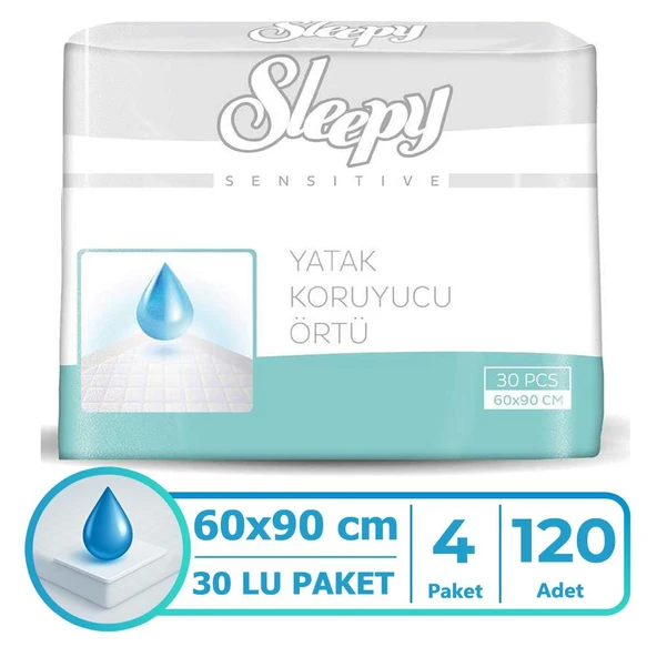 Sleepy Yatak Koruyucu Örtü 60x90 Cm 120 Adet ürün görseli 1
