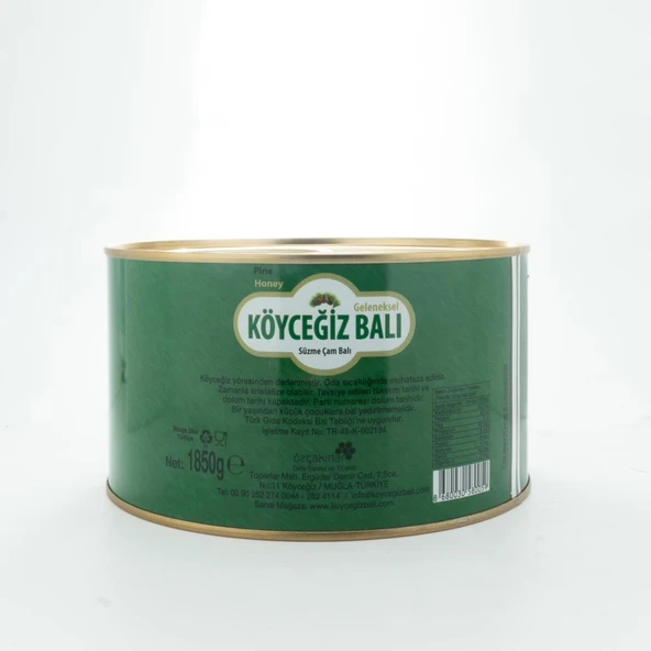 Kb Köyceğiz Balı Çam Balı 1850 G Teneke - Resim 4