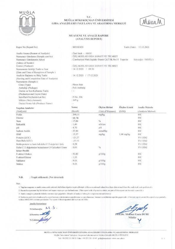 Kb Köyceğiz Balı Püren Balı 250 G Cam Kavanoz - Resim 6