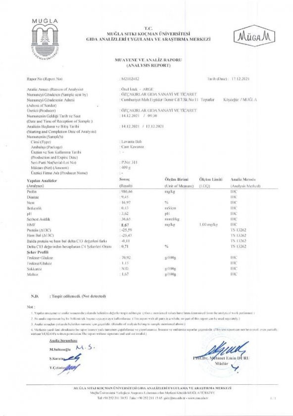 Kb Köyceğiz Balı Lavanta Balı 450 G Cam Kavanoz - Resim 7