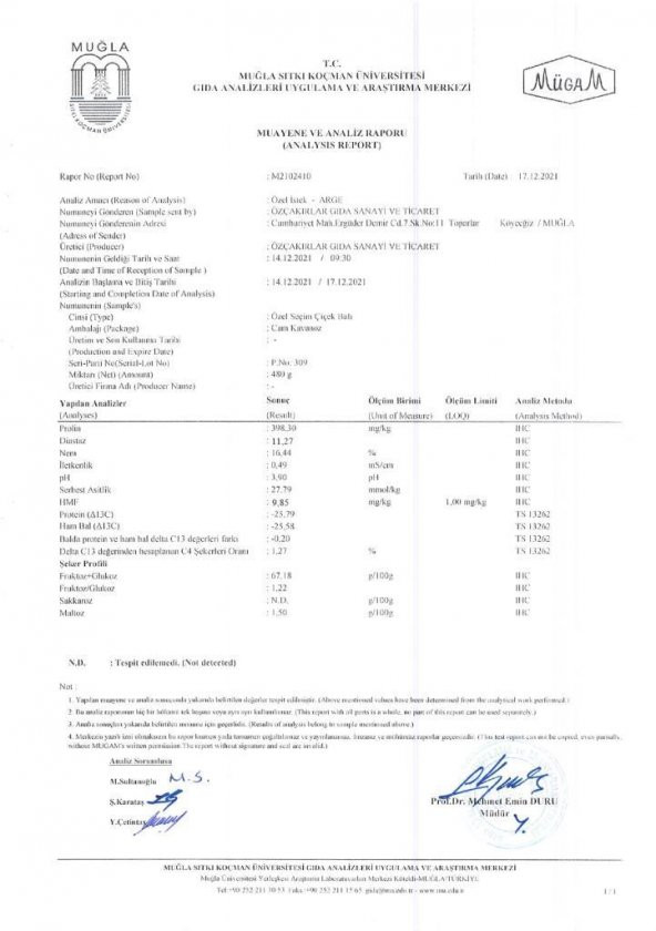 Kb Köyceğiz Balı Özel Seçim Çiçek Balı 450 G Cam Kavanoz - Resim 7
