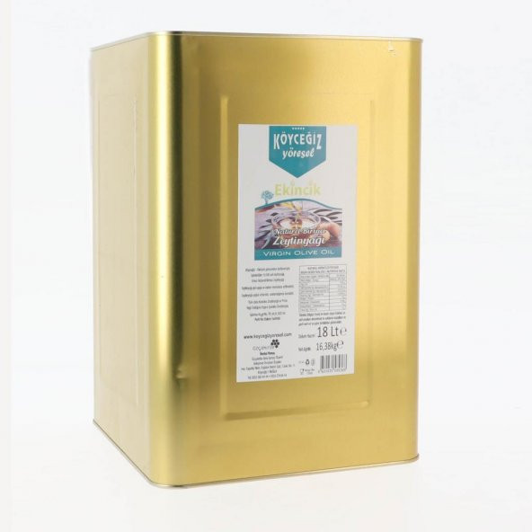 Kb Köyceğiz Yöresel Naturel Birinci Zeytinyağı 18 Lt ürün görseli 1