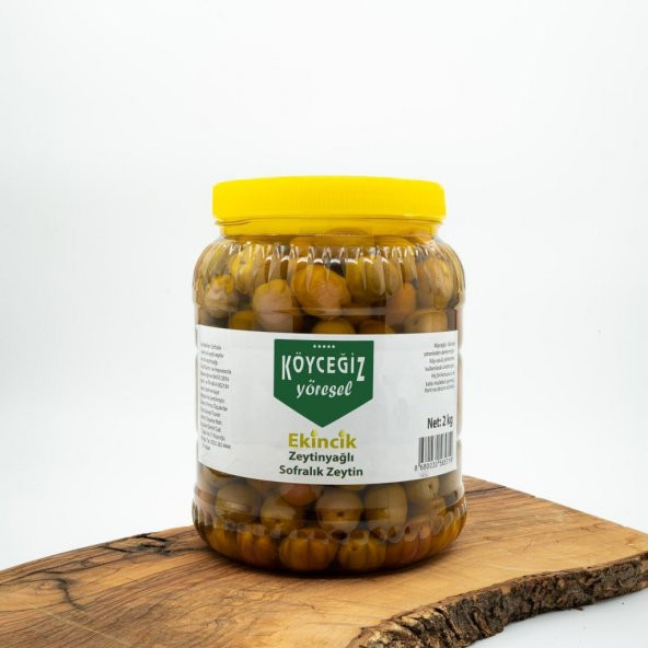 Kb Köyceğiz Yöresel Ekincik Sofralık Zeytin 2000 G ürün görseli 1