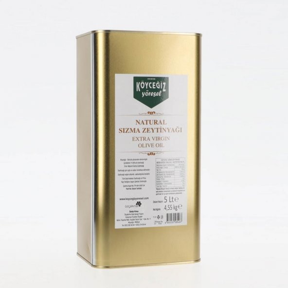 Kb Köyceğiz Yöresel Naturel Sızma Zeytinyağı 5 Lt ürün görseli 1