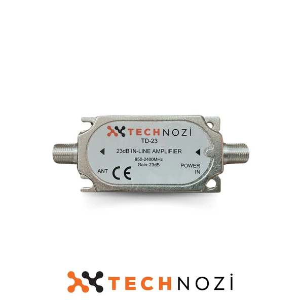 Technozi 23dB 950-2400MHz LNB Hat Kuvvetlendirici In-Lıne Amplifer ürün görseli 1