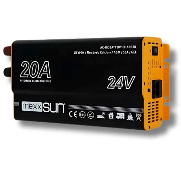Mexxsun AC-DC Akü Şarj Cihazı 24 Volt 20 Amper ürün görseli 1