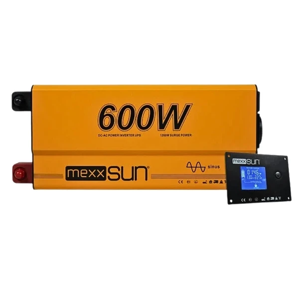 Mexxsun Tam Sinüs UPS (Remote Ekran) 12V 600W ürün görseli 1