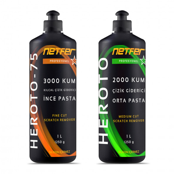 Netfer 2'li İnce Orta Pasta Set - 2x1 L ürün görseli 1