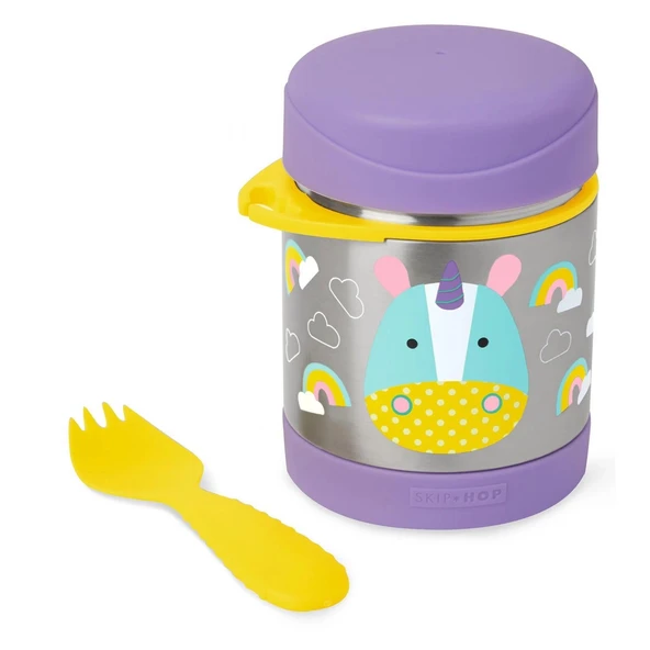 Skip Hop Zoo Paslanmaz Çelik Termos 325 Ml Unicorn - Resim 2