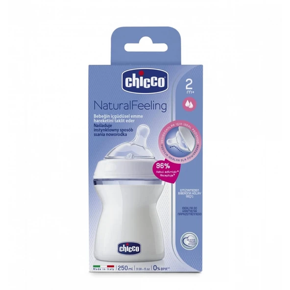 Chicco Naturalfeeling Pp Biberon 2 Ay+ 250 Ml - Resim 2