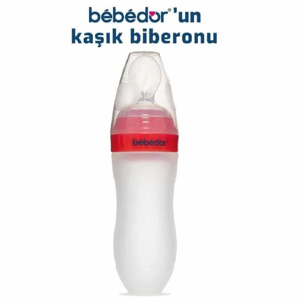 Bebedor Silikon Kaşıklı Biberon 120 Ml 7509 - Resim 2