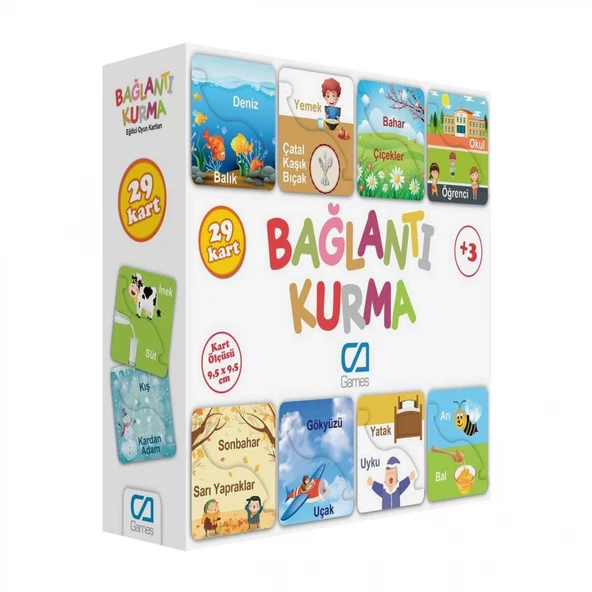 Games Bağlantı Kurma Eğitici Oyun Kartları 29 Kart ürün görseli 1