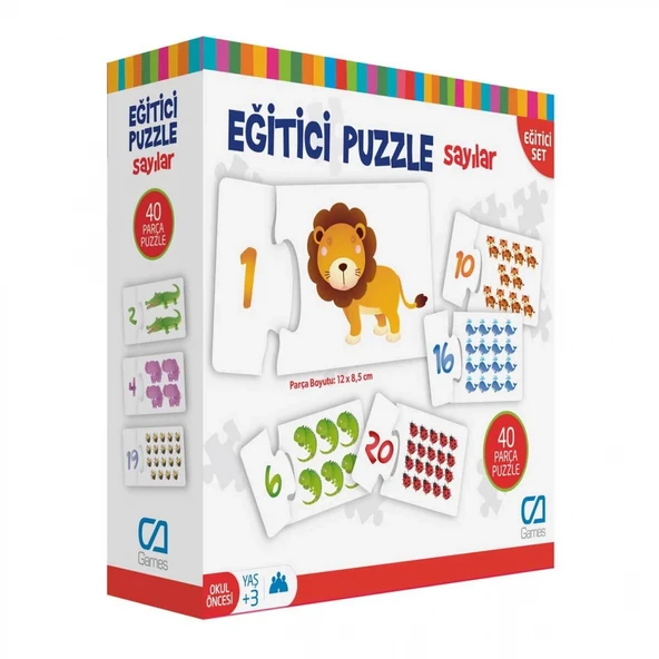 Games Eğitici Puzzle Sayılar 40 Parça 5031 ürün görseli 1