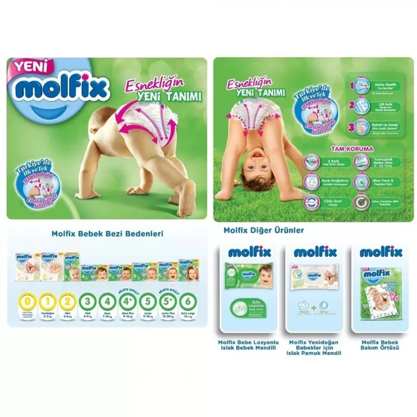 Molfix Bebek Bezi Fırsat Paketi 5 Beden 11-18 Kg 48 Adet - Resim 9
