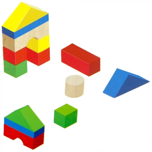 Playwood 29 Parça Ahşap Bloklar - Resim 2