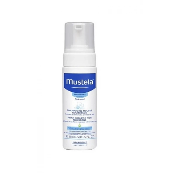 Mustela Yeni Doğan Konak Önleyici Köpük Şampuan 150 Ml ürün görseli 1
