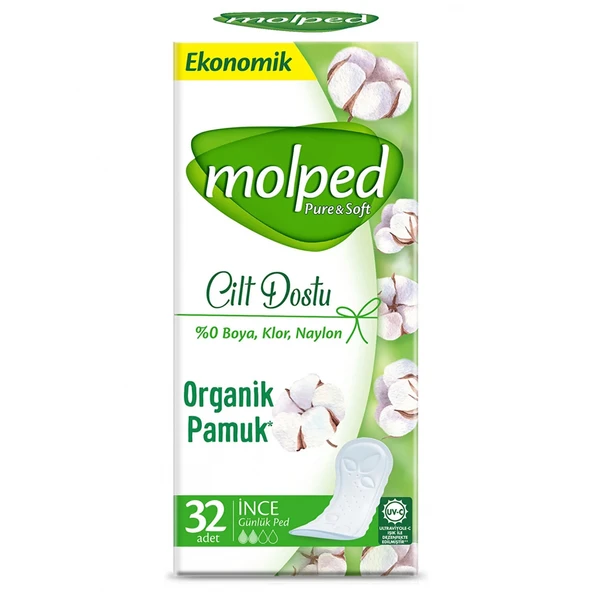 Molped Pure & Soft Cilt Dostu Ped Eko 32 Adet ürün görseli 1