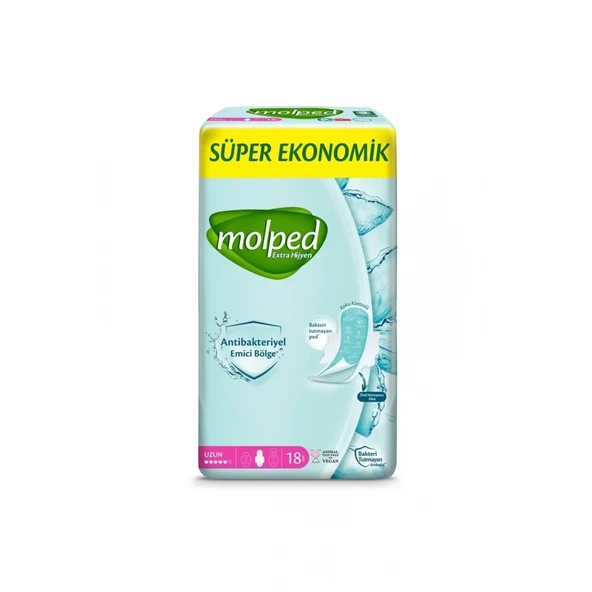 Molped Extra Hijyen Uzun Ped Süper Eko 18'li ürün görseli 1