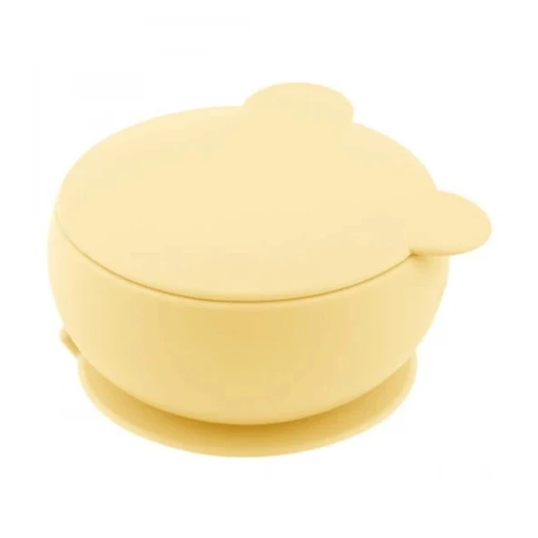 Oioi Silikon Kapaklı Kase Mellow Yellow ürün görseli 1