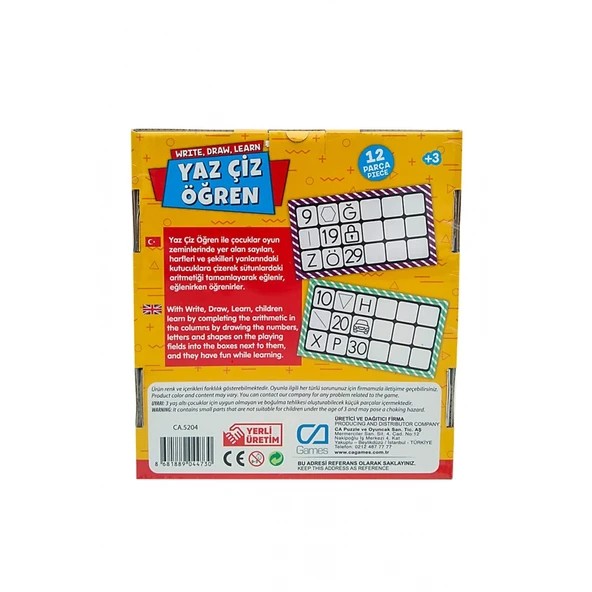 Games Yaz Çiz Öğren 5204 - Resim 2