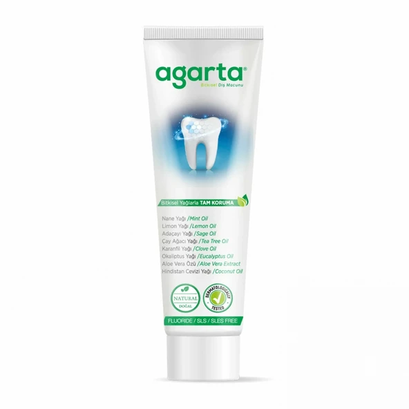 Agarta Doğal Diş Macunu 100 Ml Bitki Özlü - Resim 2