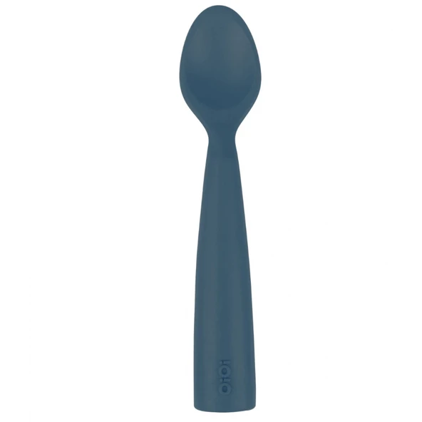 Oioi Nam Nam Silikon Mama Kaşığı Deep Blue ürün görseli 1